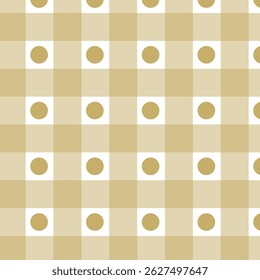 seamless dot gingham pattern design