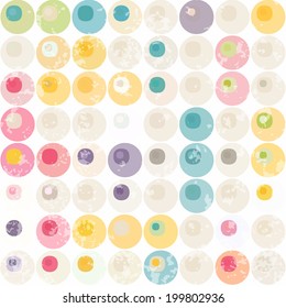 Seamless Dot Pattern. Abstract Geometric Background For Design