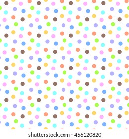 seamless dot pattern and background vector illustration