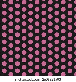 seamless dot pattern and black background