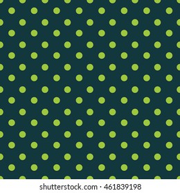 Seamless dot pattern. Cloth pattern concept.green color tone