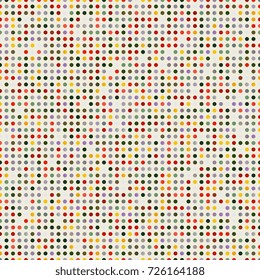 Seamless dot pattern. Colorful vintage dot background. Vector background