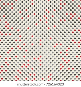 Seamless dot pattern. Colorful vintage dot background. Vector background