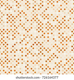 Seamless dot pattern. Colorful vintage dot background. Vector background