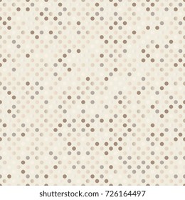 Seamless dot pattern. Colorful vintage dot background. Vector background