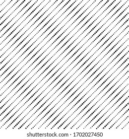 Seamless dots, abstract halftone dots background, halftone dots waves, modern stylish texture, black and white pattern, vector illustration.