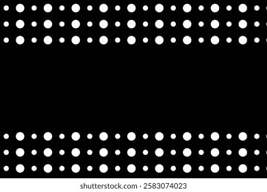 A seamless dots background featuring a clean and modern polka dot pattern. Perfect for branding, packaging, wallpapers, textiles, digital designs, and creative projects.