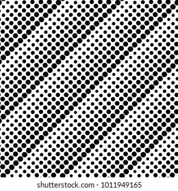 Puntos sin fisuras, patrón de semitono, geo, textura geométrica sin fisuras, fondo geométrico abstracto en color blanco y negro, textura sin fisuras de Sitio web, fondo texturizado de Vector superpuesto 