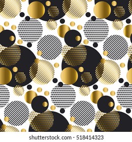 seamless dots modern luxury pattern. geometry circle seamless festive amass style fabric sample. geometric pattern swatch vector illustration