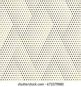 Seamless Dots Pattern. Abstract Black and White Background. Vector Regular Halftone Texture. Abstract Geometric Ornament