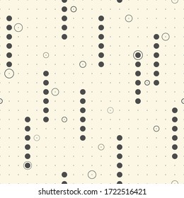 Seamless Dots Pattern. Abstract Minimalistic Background