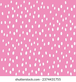 Seamless dots pattern. Flat style design for banner, card, poster. Vegan, farm, organic. Scandinavian style