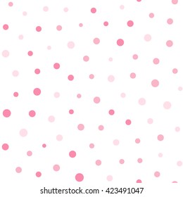 Seamless dots pattern. Vector repeating texture.