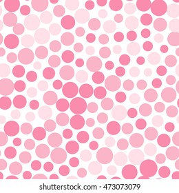 Seamless dots pattern. Vector repeating texture.