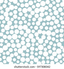 Seamless dots pattern. Vector repeating texture.