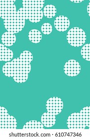Seamless dots pattern. Vector repeating texture.