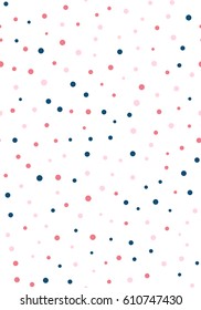 Seamless dots pattern. Vector repeating texture.
