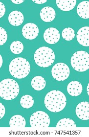 Seamless dots pattern. Vector repeating texture.