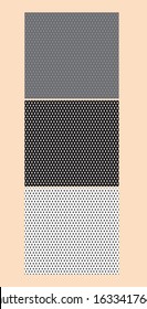 Seamless dots pattern vector set