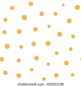 Seamless dots pattern with white background