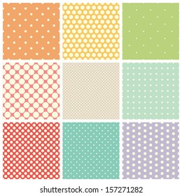 seamless dots patterns