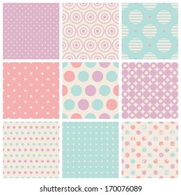 seamless dots patterns