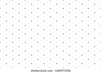 Seamless dotted background. Abstract geometric wallpaper of the surface. Print for polygraphy, posters and textiles. Black and white illustration