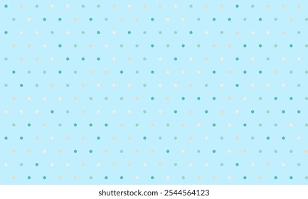 Seamless dotted pattern with colorful circles, ideal for textile fabrics, wallpaper, or abstract backgrounds. A trendy geometric design for creative decor.