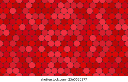 Seamless dotted pattern with colorful circles, ideal for textile fabrics, wallpaper, or abstract backgrounds. A trendy geometric design for creative decor.