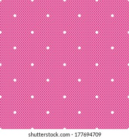 seamless dotted pink background