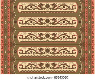Seamless dragon wallpaper pattern