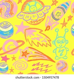 Seamless drawing. Icons, signs, symbols. Elements for design