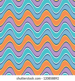 Seamless dripping chevron background pattern