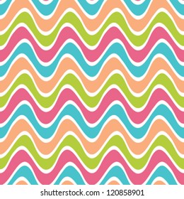 Seamless dripping chevron background pattern