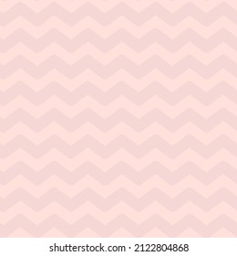 Nahtlose staubige rosa-weiße Zickzackmuster, Vektorgrafik. Chevron Zickzack-Muster mit rosafarbenen Linien. Hintergrund für das Scrapbook, Druck für Papier, Textilien