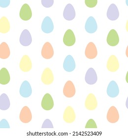 Seamless Easter background pattern with colorful eggs for wallpaper, gift paper, pattern fills, web page background, spring and Easter greeting cards