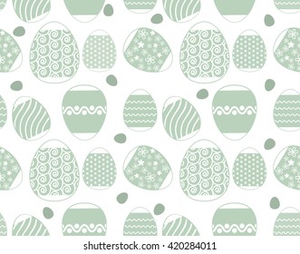 Seamless easter egg background pattern