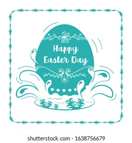 Seamless Easter eggs pattern full color. Concept for holiday banner template, postcard, flyer template, decor element, wallpaper, Background- Vector illustration.