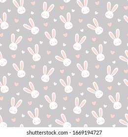 seamless easter pattern and background vector illustration