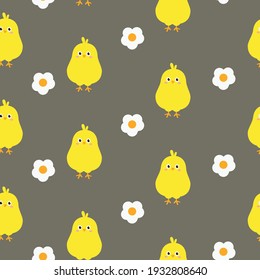 Seamless easter pattern background vector illustration easter day concept