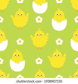 Seamless easter pattern background vector illustration easter day concept