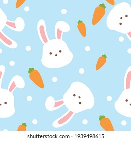 Seamless easter pattern background vector illustration easter day concept