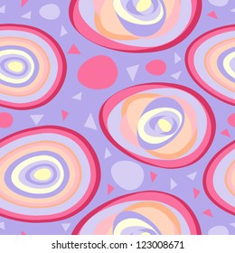 Seamless easter pattern with eggs
