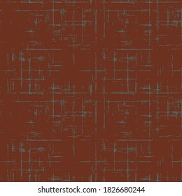 Seamless editable abstract pattern. Monochrome  camouflage texture. Divided rounded squares. The painting is covered with a network of negligibly shaded rhombuses.