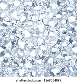 Seamless editable ice color pattern.
In the foreground of the picture is a symbolic snow storm.