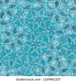Seamless editable ice color pattern.
