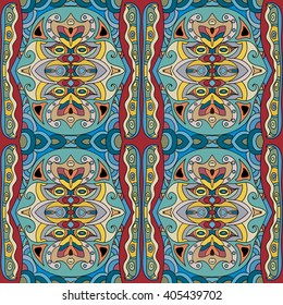 Seamless Egyptian ethnic decorative  Pattern