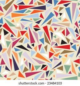 Seamless Eighties Mosaic Repeat Pattern
