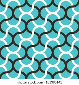 Seamless Electric Wire Mesh Background Pattern