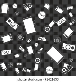 seamless electronic products background